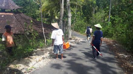 PENGUKURAN TANAH UNTUK PROGRAM PTSL DI DUSUN KORIPAN II DLINGO